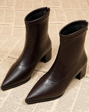 Stylish Retro Platform Party Ankle Boots