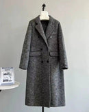 Longline Wool Cashmere Blend Coat