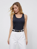 Ribbed Knitted Casual Vest