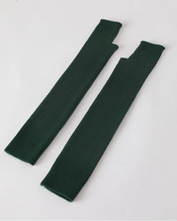 Wool Blend Knit Long Arm Warmers