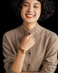 Cashmere & Wool Turtleneck Long-Sleeved Cardigan