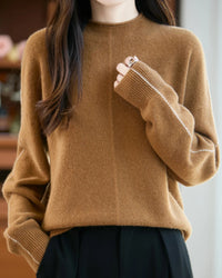 Rolled-Neck Merino Wool Sweater
