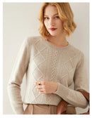 Round-Neck 100% Merino Wool Sweater