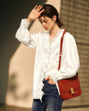 Ruffled Embroidered Hollow-Out Long-Sleeved Shirt