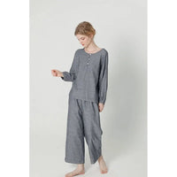 Cotton Double Layer Gauze Pajamas