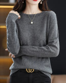 Merino Wool Round Neck Sweater