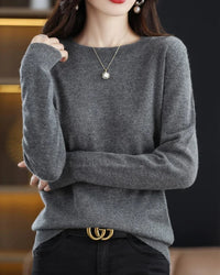 Merino Wool Round Neck Sweater