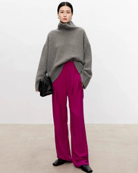 Oversized Cashmere Turtleneck Sweater