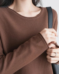 Women's Cotton Knit Pullover Sweater