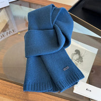 Women's Solid-Color Wool Scarf