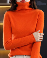Knitted Wool Turtleneck Sweater