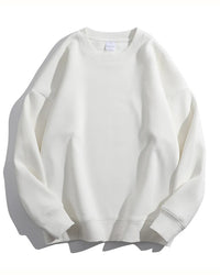 Loose-Fit Fleece Pullover Sweatshirt