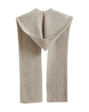 Merino Wool Hooded Scarf