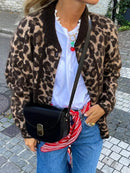 Leopard Printted Short Jacket