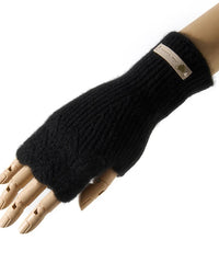 Soft Cashmere Knitted Fingerless Mittens