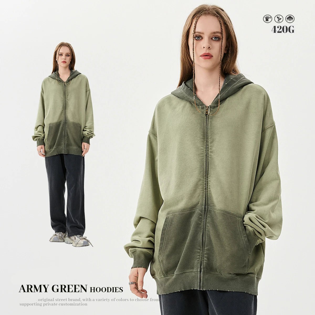 army green / L
