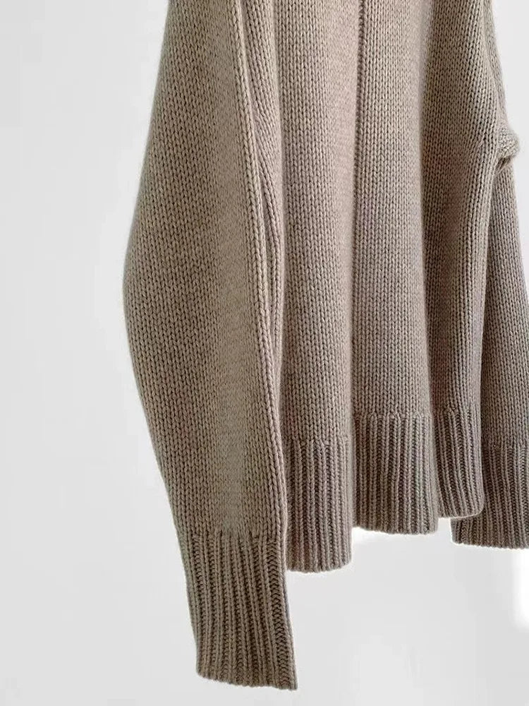 Round Neck Loose Cashmere Sweater