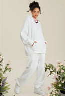 Loose Solid Color Hoodie