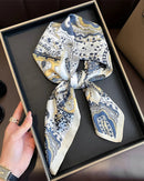 Multifunction Paisley Square Silk Scarf