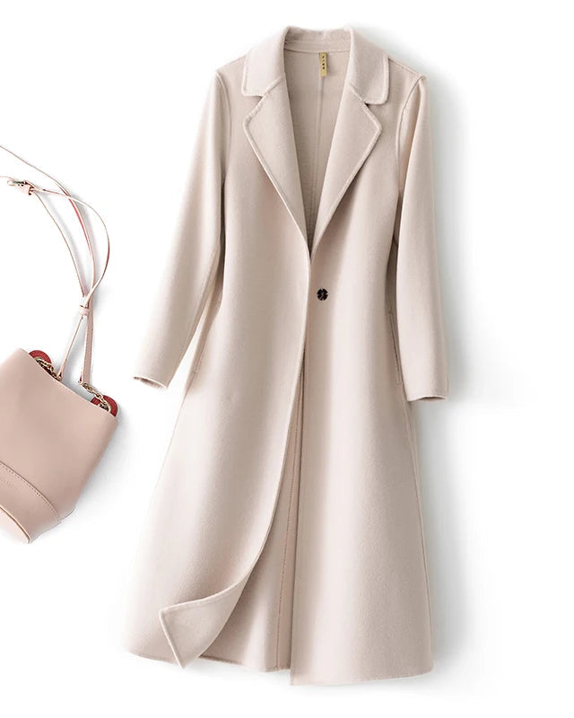 Refined Wool Reversible Overcoat