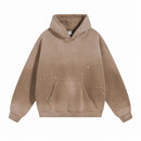 Oversized Warm Paint Distressed Hoodies