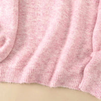 Wool Blend Soft Knitted Short Cardigan