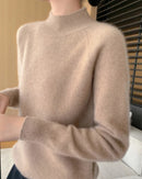 Pure Cashmere Half-Turtleneck Pullover