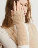 Fine-Knit Cashmere Arm Warmers