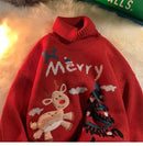 Turtleneck Christmas Sweater Ugly Sweater