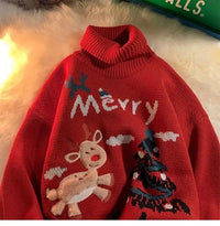 Turtleneck Christmas Sweater Ugly Sweater