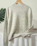 Thick Merino Wool Mock Neck Sweater