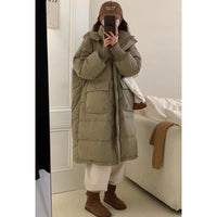 Oversized Long Parka Jacket with A Hood