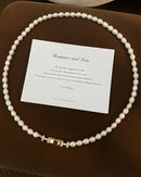 Freshwater Pearl & Crystal Party Necklace
