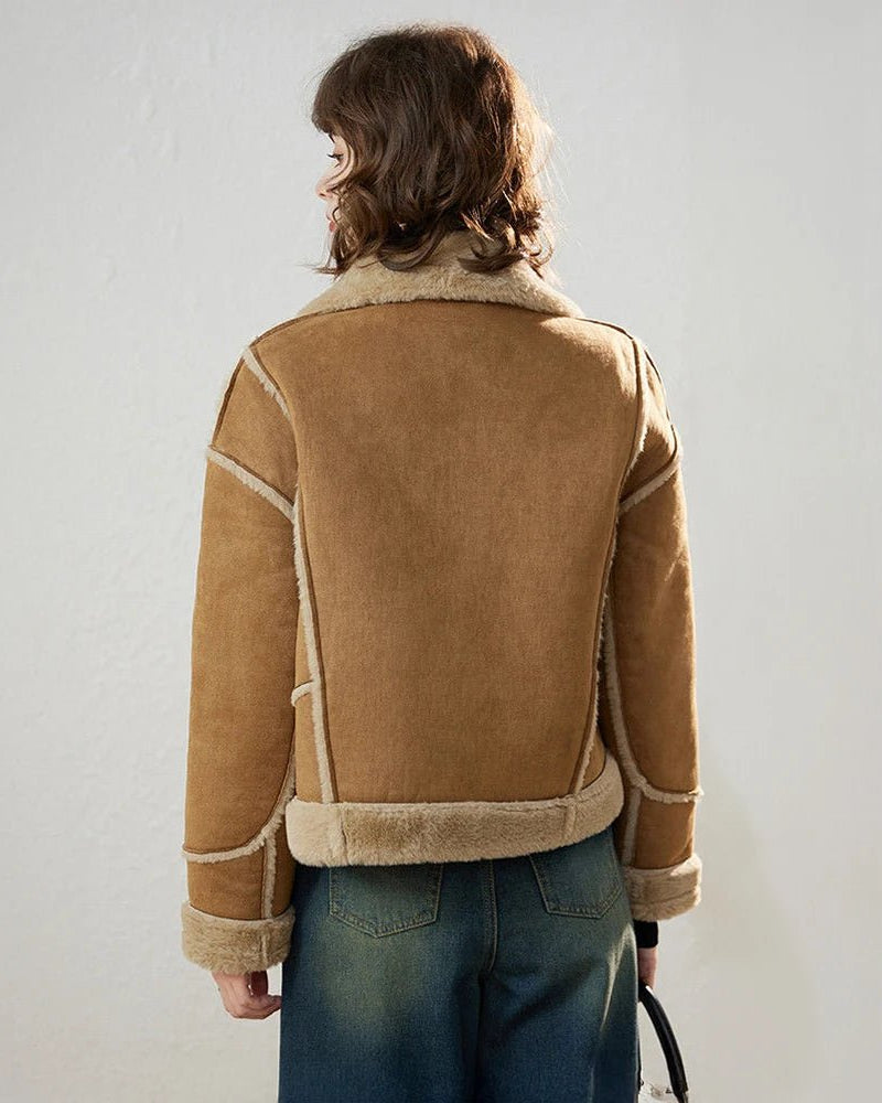 Plus Velvet Thickened Short Jacket