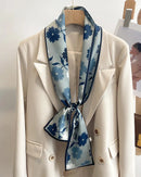 Women's Printed Silk Scarf & Shawl