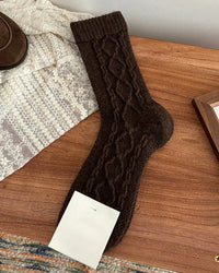 Wool Blend Casual Loose Socks