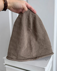 Linen Knit Slouchy Beanie