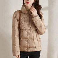 Ultralight Thin Slim Short Down Coat