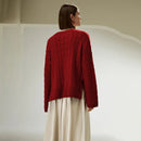 Ultrafine Merino Wool Crewneck Sweater