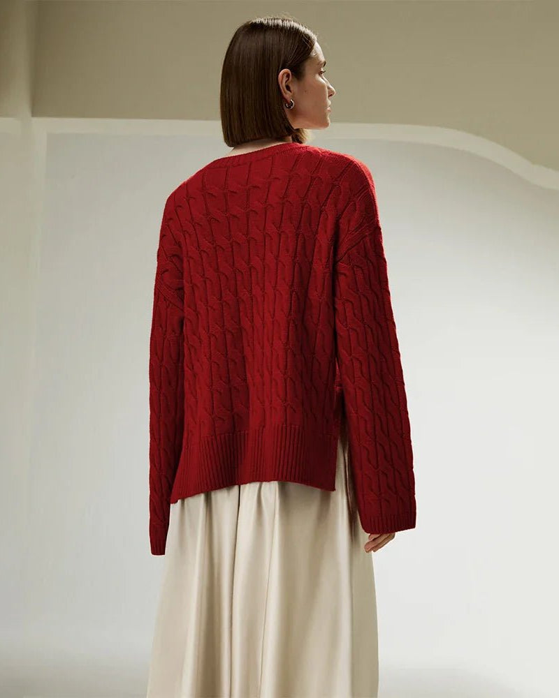 Ultrafine Merino Wool Crewneck Sweater