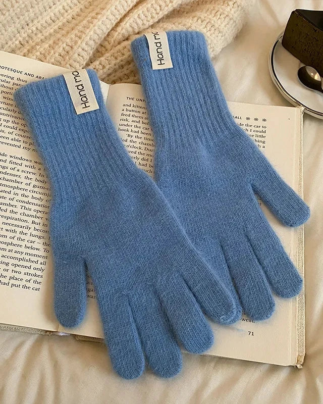 Stretchy Touchscreen Knit Mittens