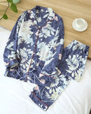 Floral Print Long-Sleeve Pajama Set
