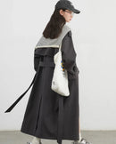 Belted Cotton Lyocell Trench Coat