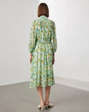 Two-piece Set Lapel Mulberry Silk Dress