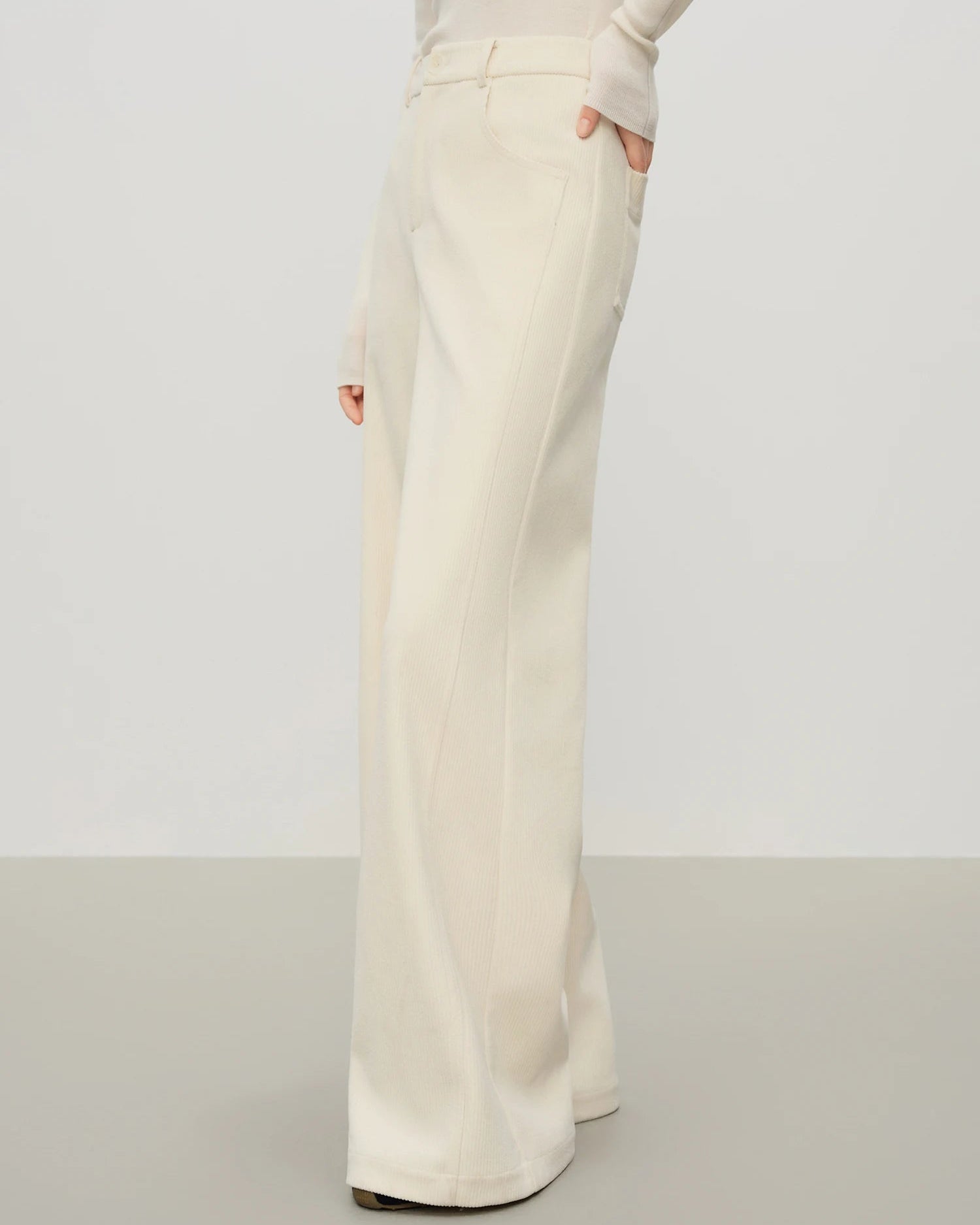 Retro Loose Fitting Straight Leg Casual Trousers