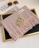 Thick Faux-Cashmere Shawl