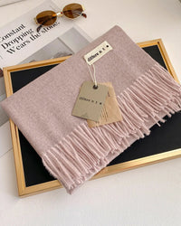 Thick Faux-Cashmere Shawl