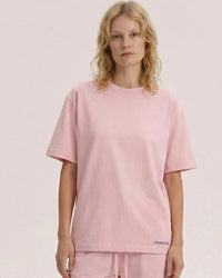 Loose Cotton Knit O-Neck Tee