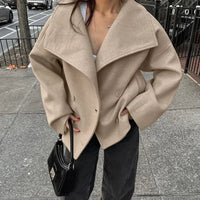 Retro Single Breasted Short Jacket