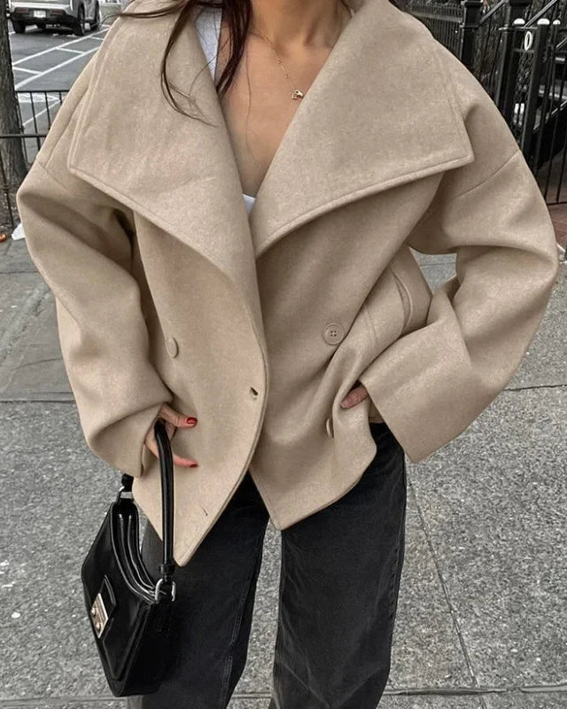 Retro Single Breasted Short Jacket